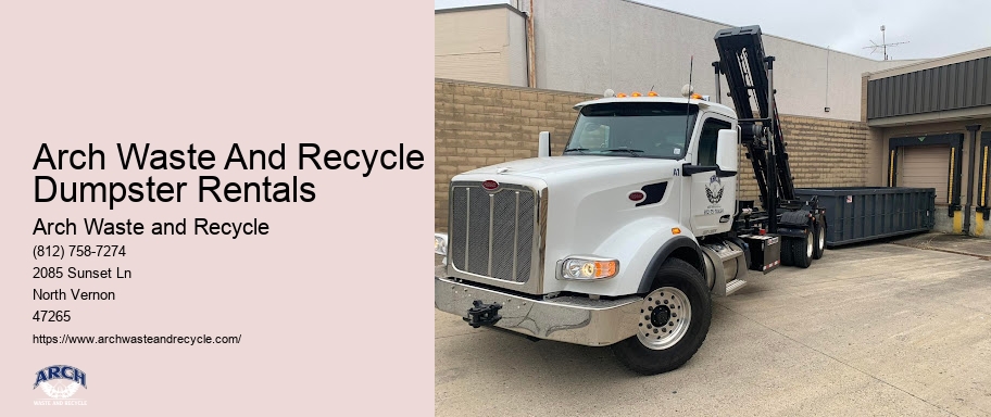 Arch Waste And Recycle Dumpster Rentals