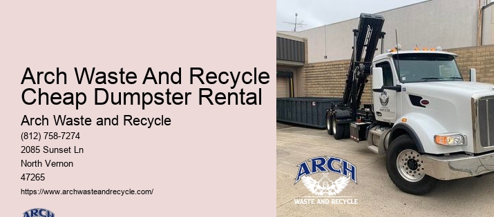 Paper Recycling Dumpster
