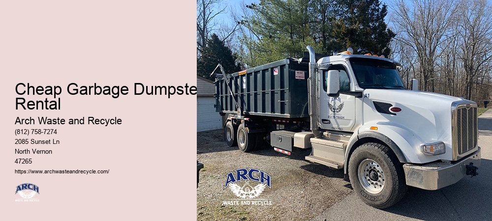 Yard Waste Dumpster Rental Cost