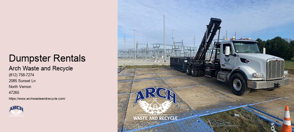 Arch Waste And Recycle Dumpster Rentals