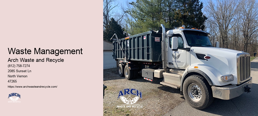 Waste Management Recycling Dumpster