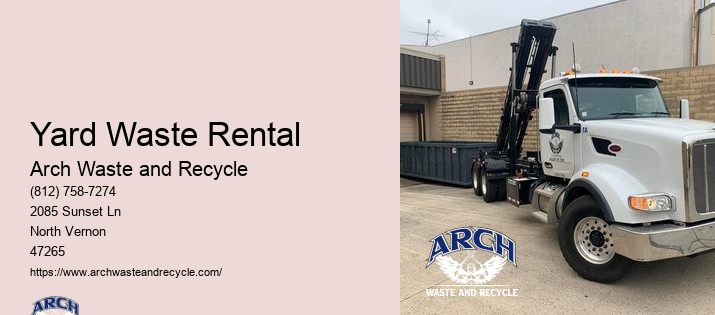 Arch Waste And Recycle Dumpster Rental North Vernon
